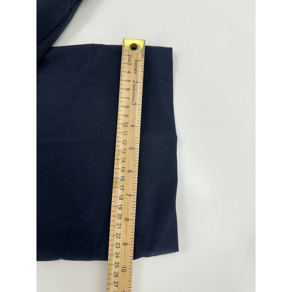 Briggs Womens Dress Pants Size 12 Short Blue Pockets Elastic Waist - Picture 12 of 13